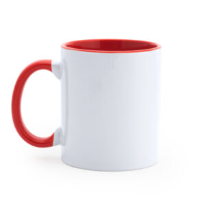 Taza color rojo